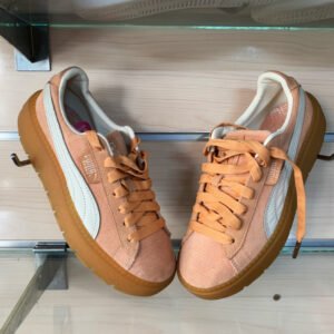 espadrille-femme-maroc-puma-platform-trace-casblanca-maroc Espadrille Femme - PUMA Platform Trace Orange Velours Casablanca Maroc
