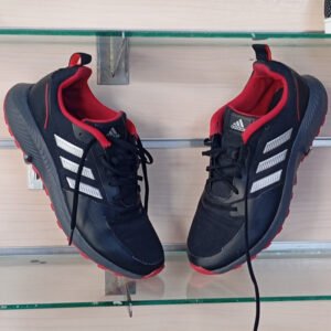 spadrille Homme Maroc - Adidas Runfalcon noir et rouge Casablanca Maroc
