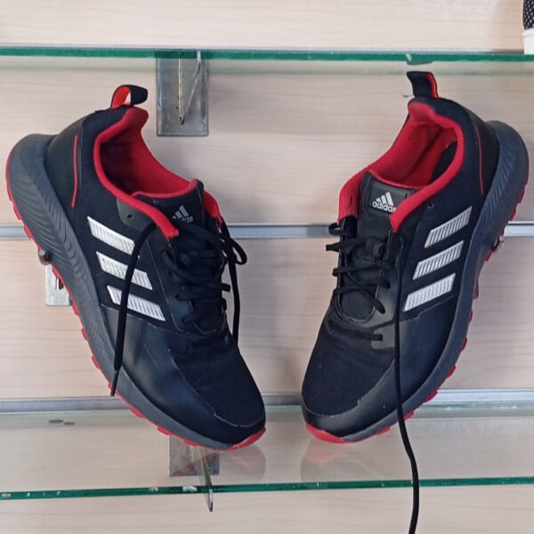 espadrille-homme-maroc-adidas-runfalcon-casablanca-maroc spadrille Homme Maroc - Adidas Runfalcon noir et rouge Casablanca Maroc